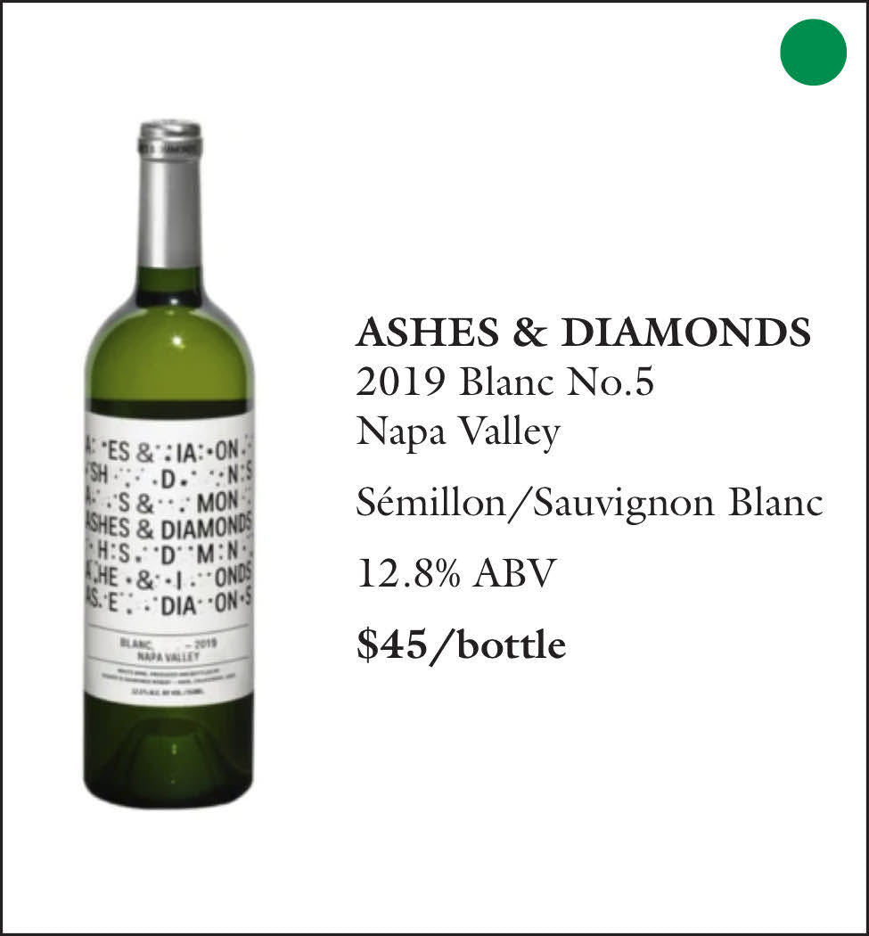 2019 Ashes & Diamonds Blanc No. 5