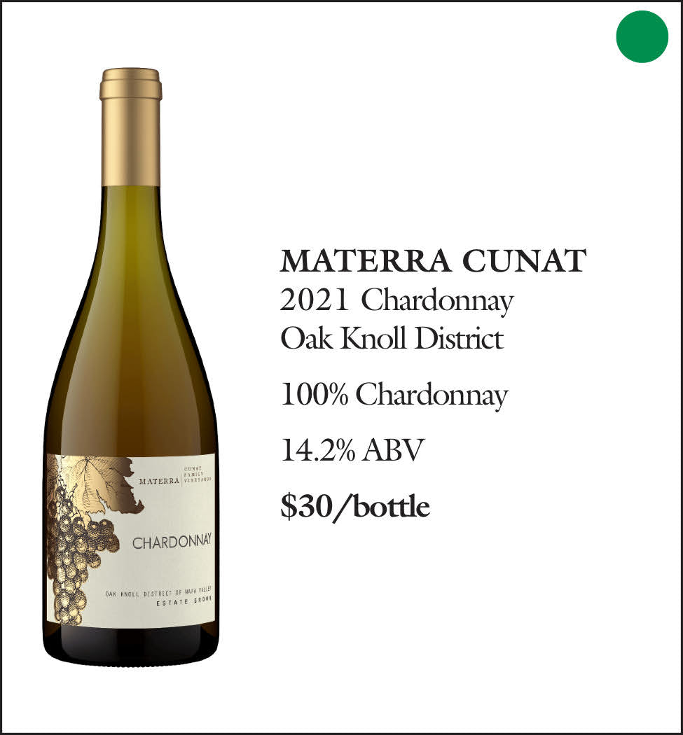 2021 Materra Cunat Chardonnay Oak Knoll