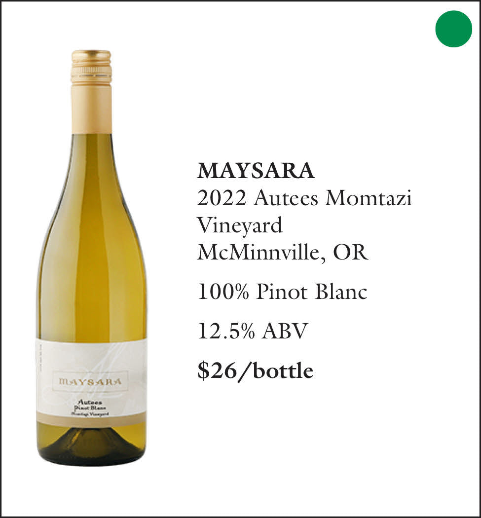 2022 Maysara Autees Pinot Blanc