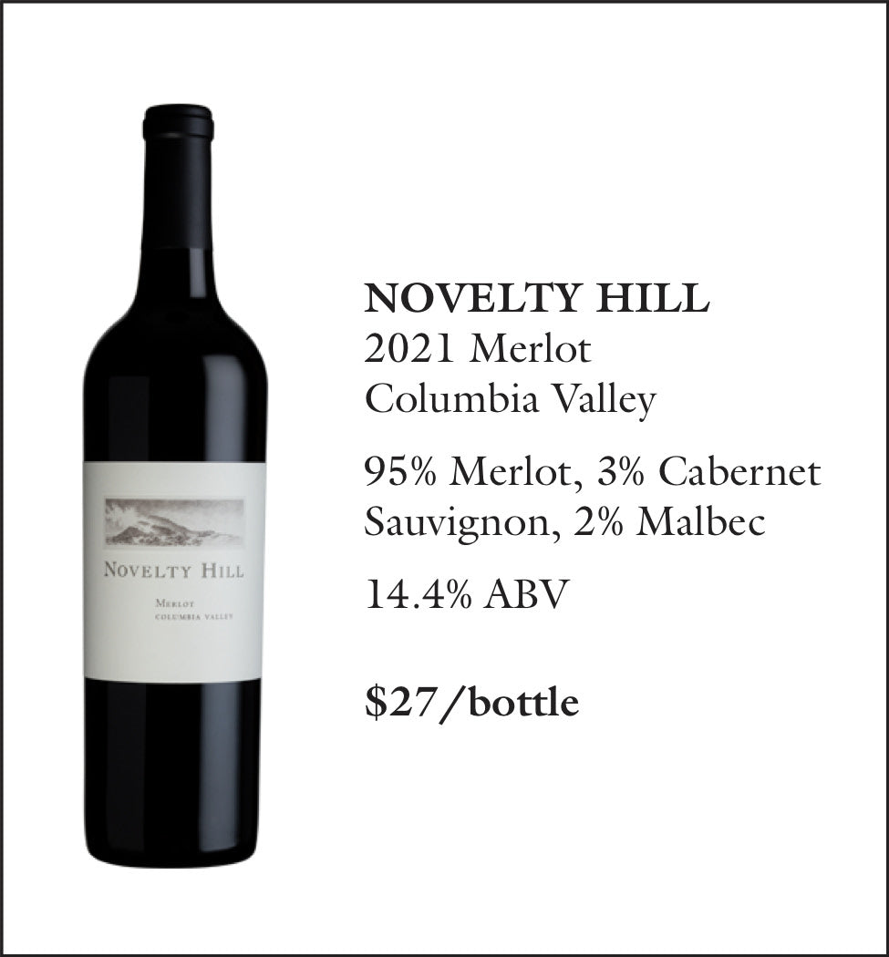 2021 Novelty Hill Merlot