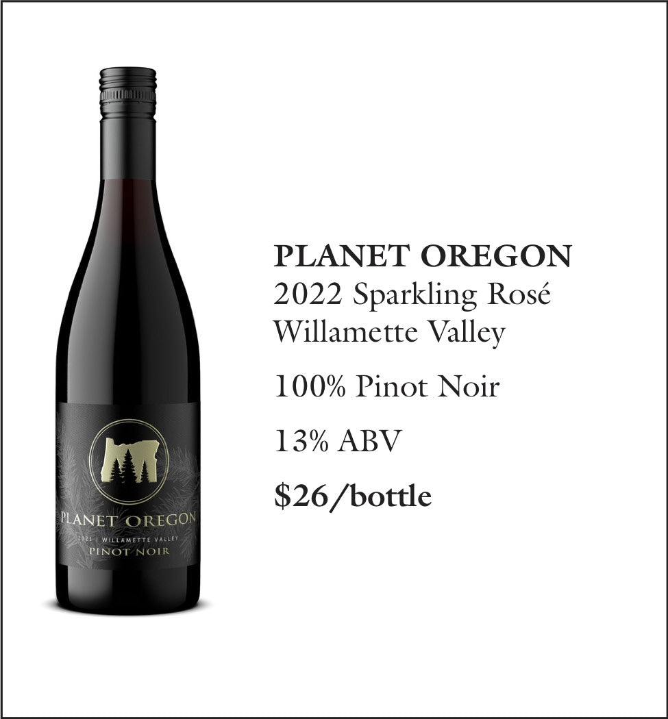 2022 Planet Oregon Sparkling Rosé
