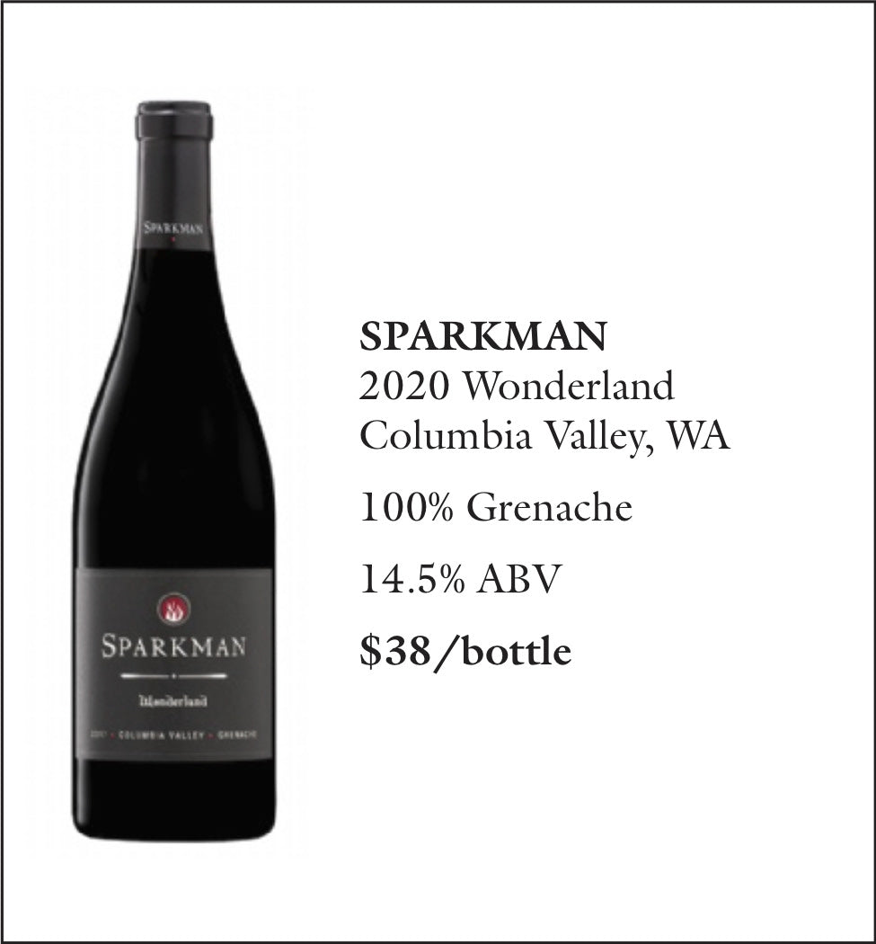 2020 Sparkman Wonderland Grenache