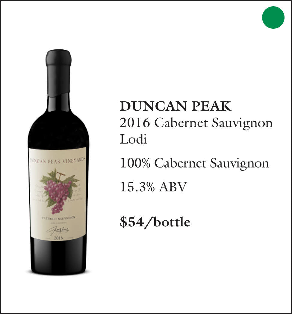 2016 Duncan Peak Cabernet Sauvignon