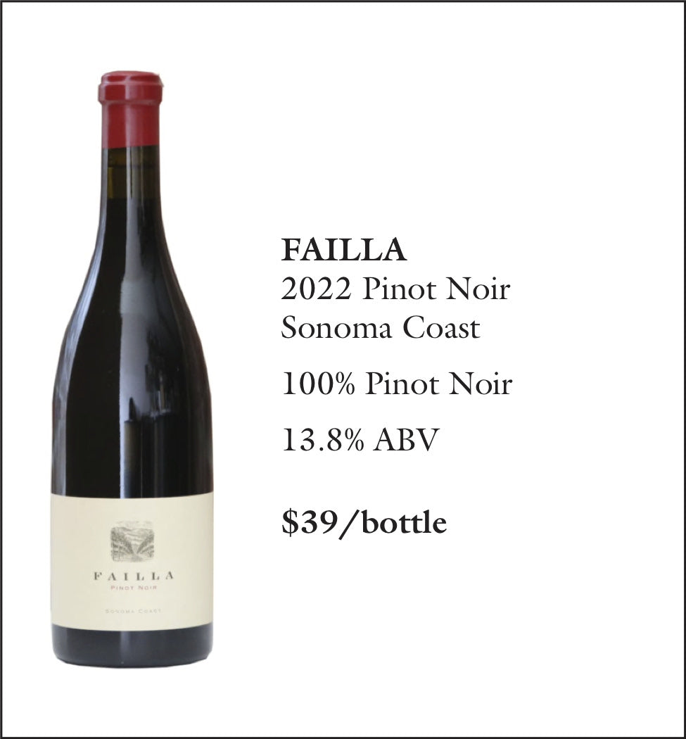 2022 Failla Pinot Noir Sonoma Coast