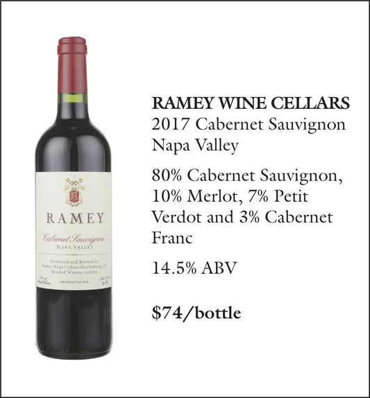 2017 David Ramey Cabernet Sauvignon Napa Valley